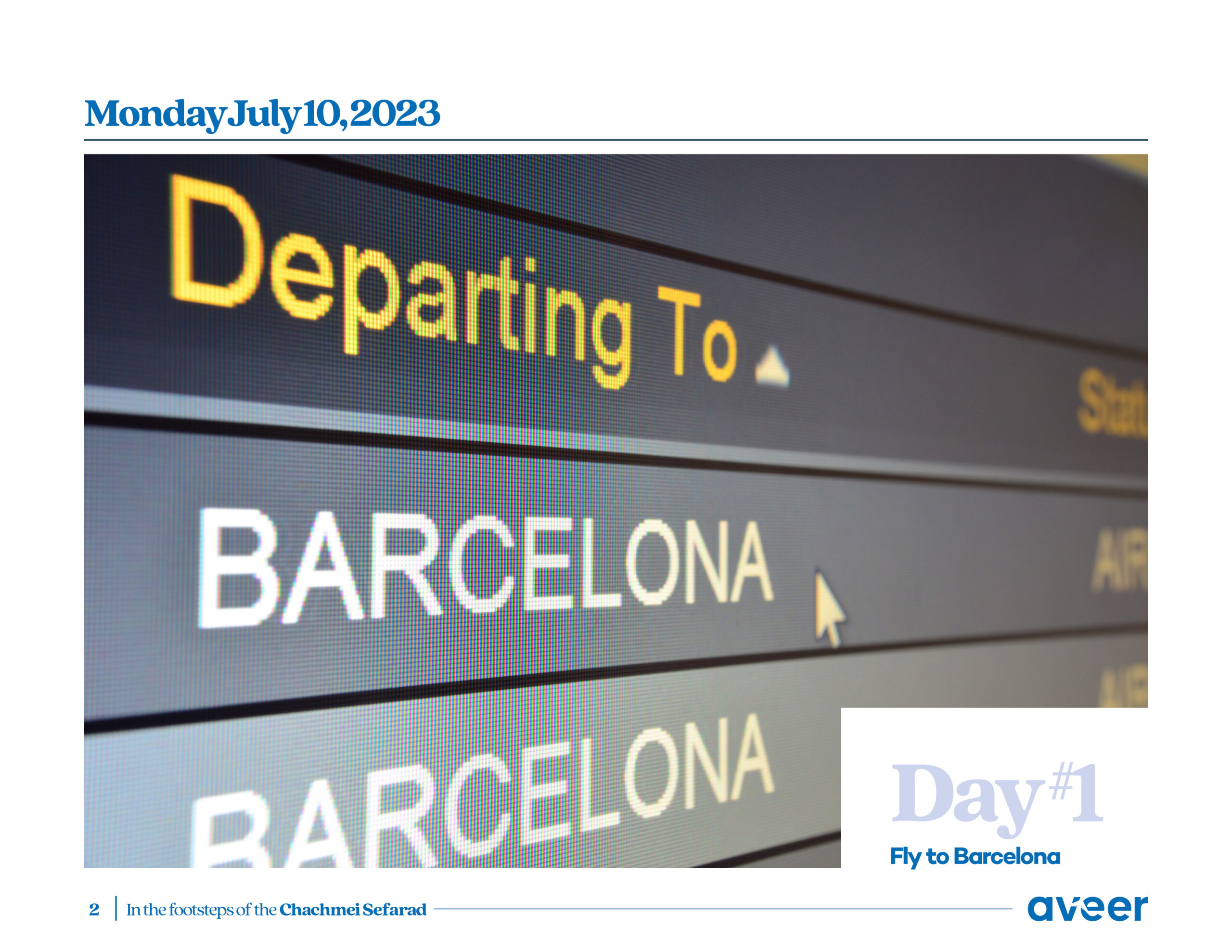 Aveer - SpainTrip Itinerary Page #2